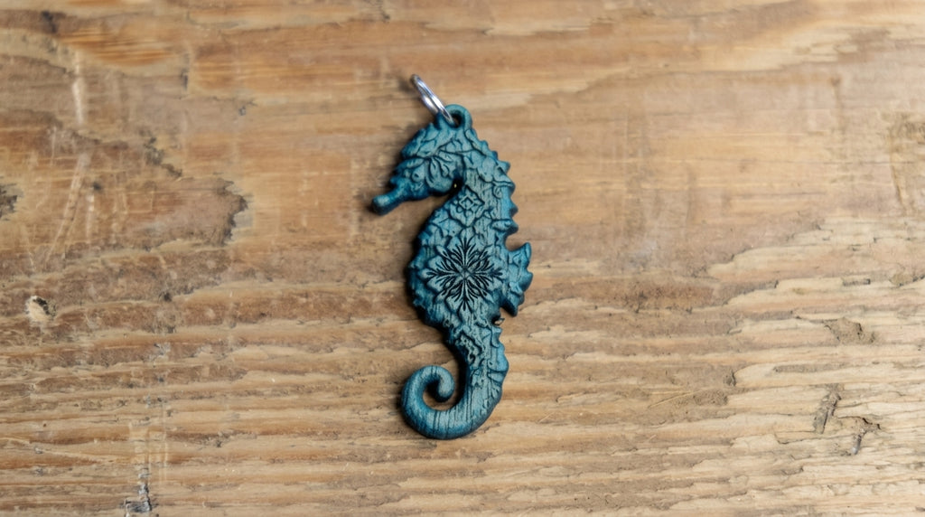 Seahorse Charm (Blue)