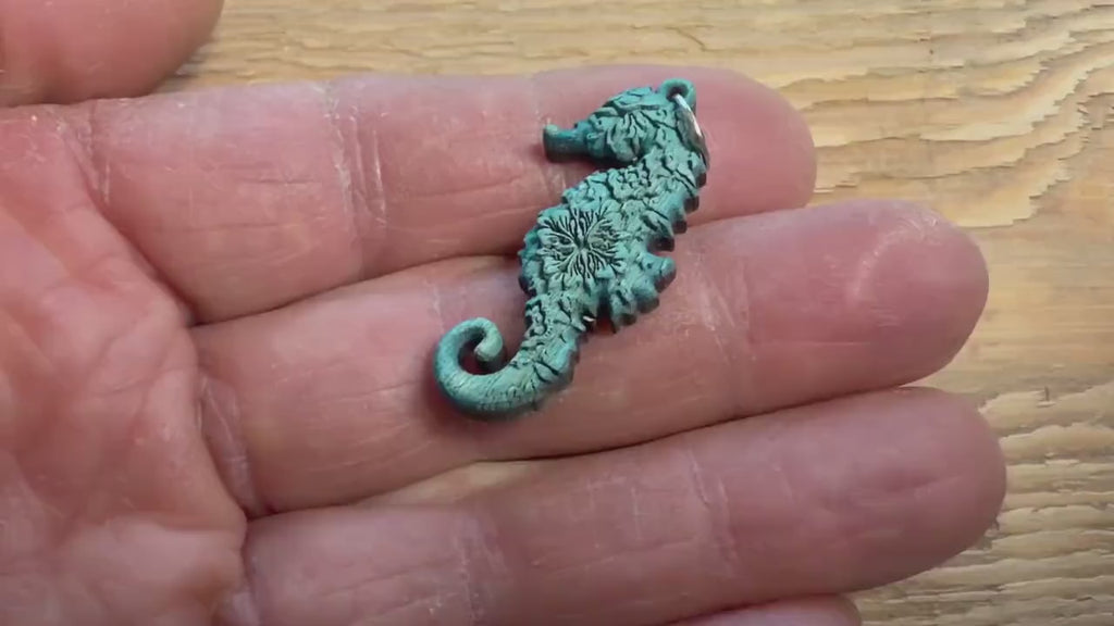 Seahorse Charm (Blue)